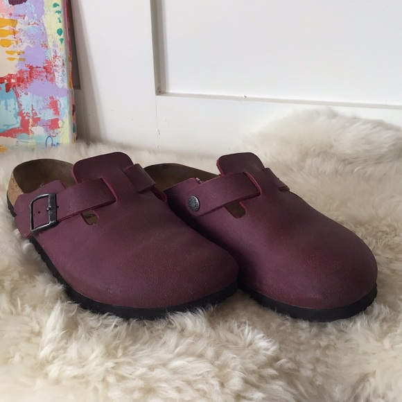 birkenstock unisex boston soft footbed clog